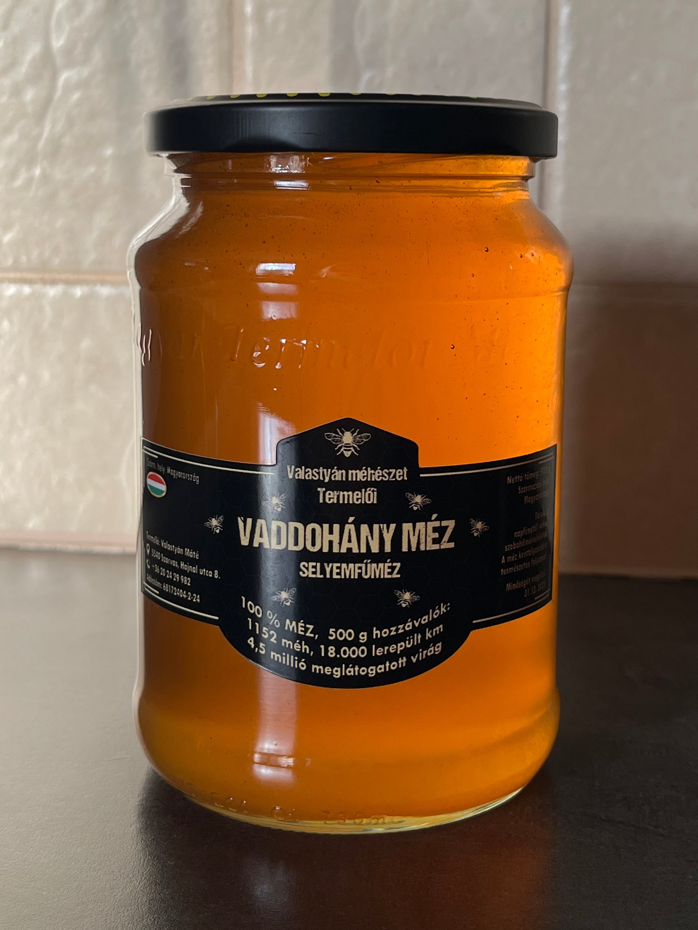 Vaddohány (selyemfű) méz