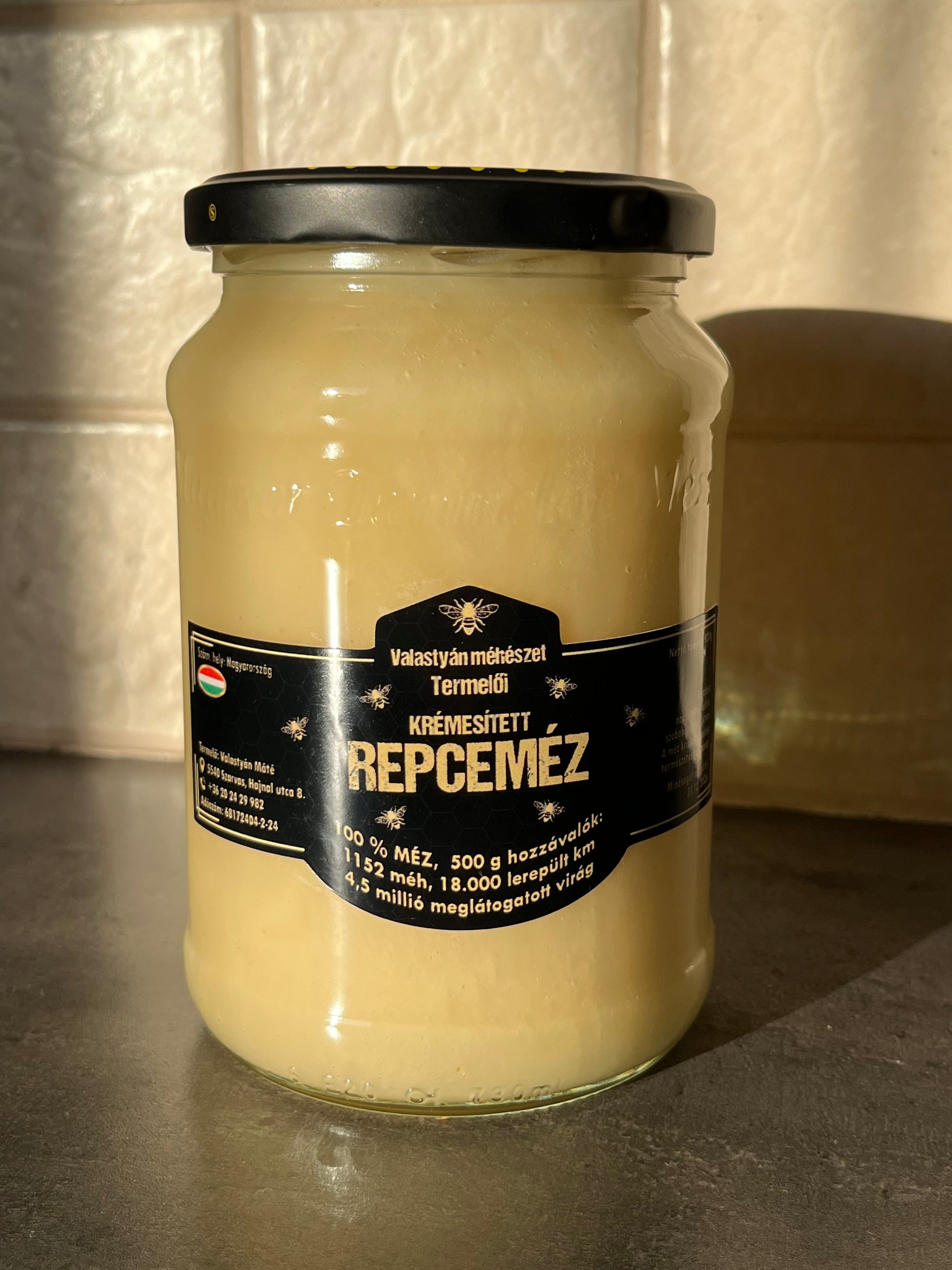 Krémesített repceméz