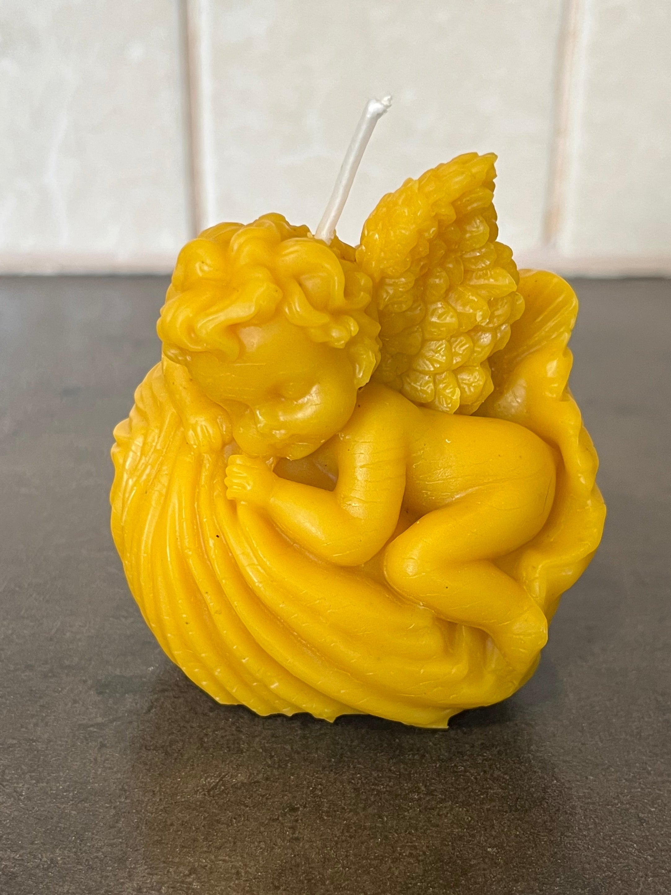 Viaszgyertya - Angyal (fekvő)