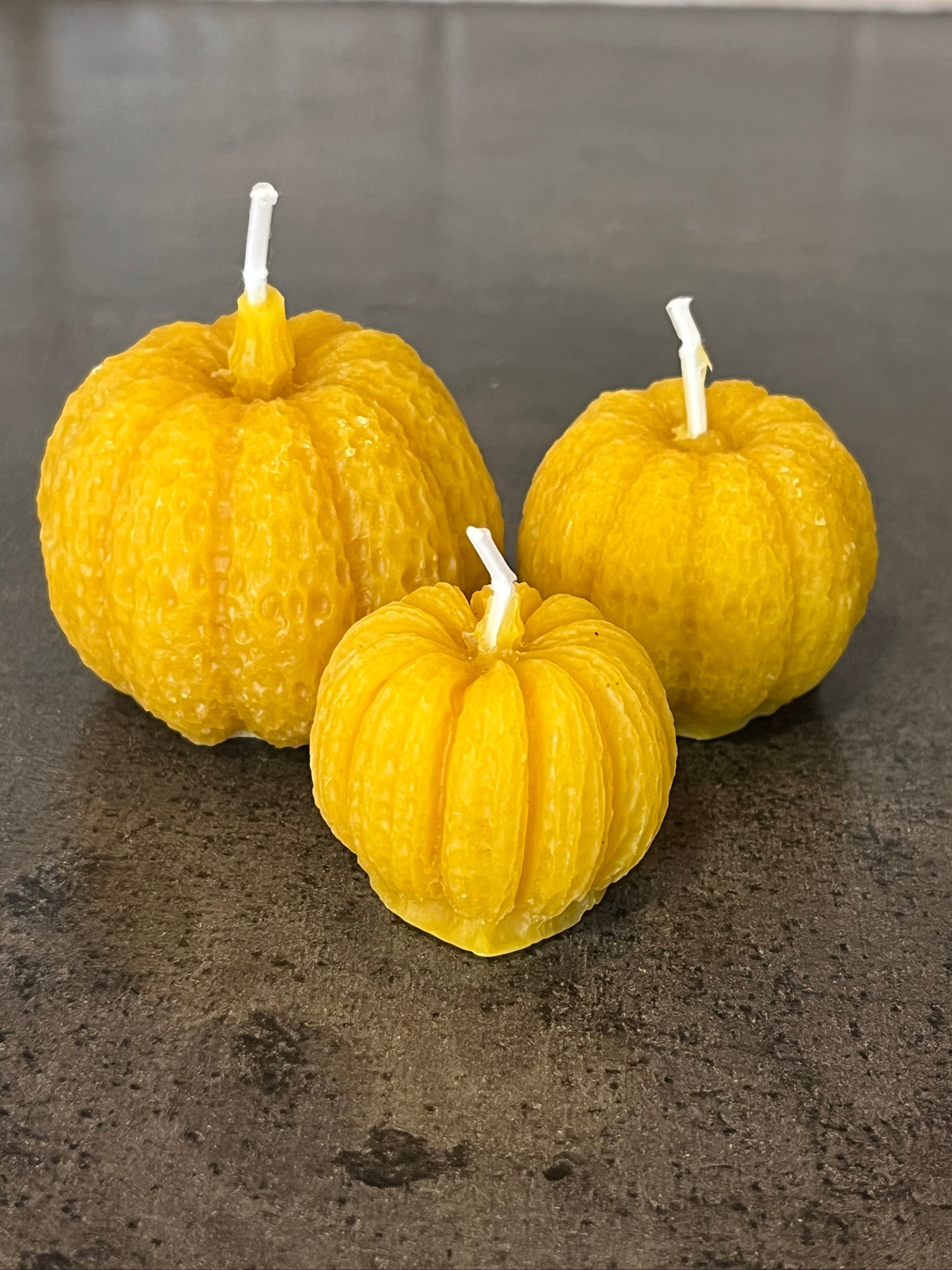 Viaszgyertya - Halloween tök (szett)