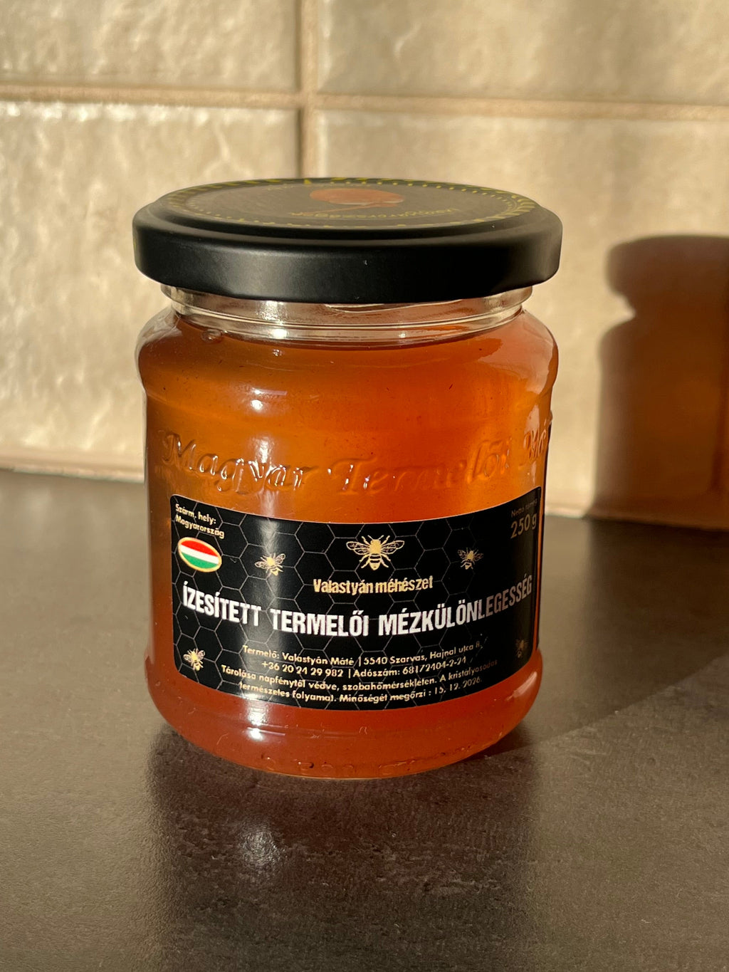 Tőzegáfonyás akácméz