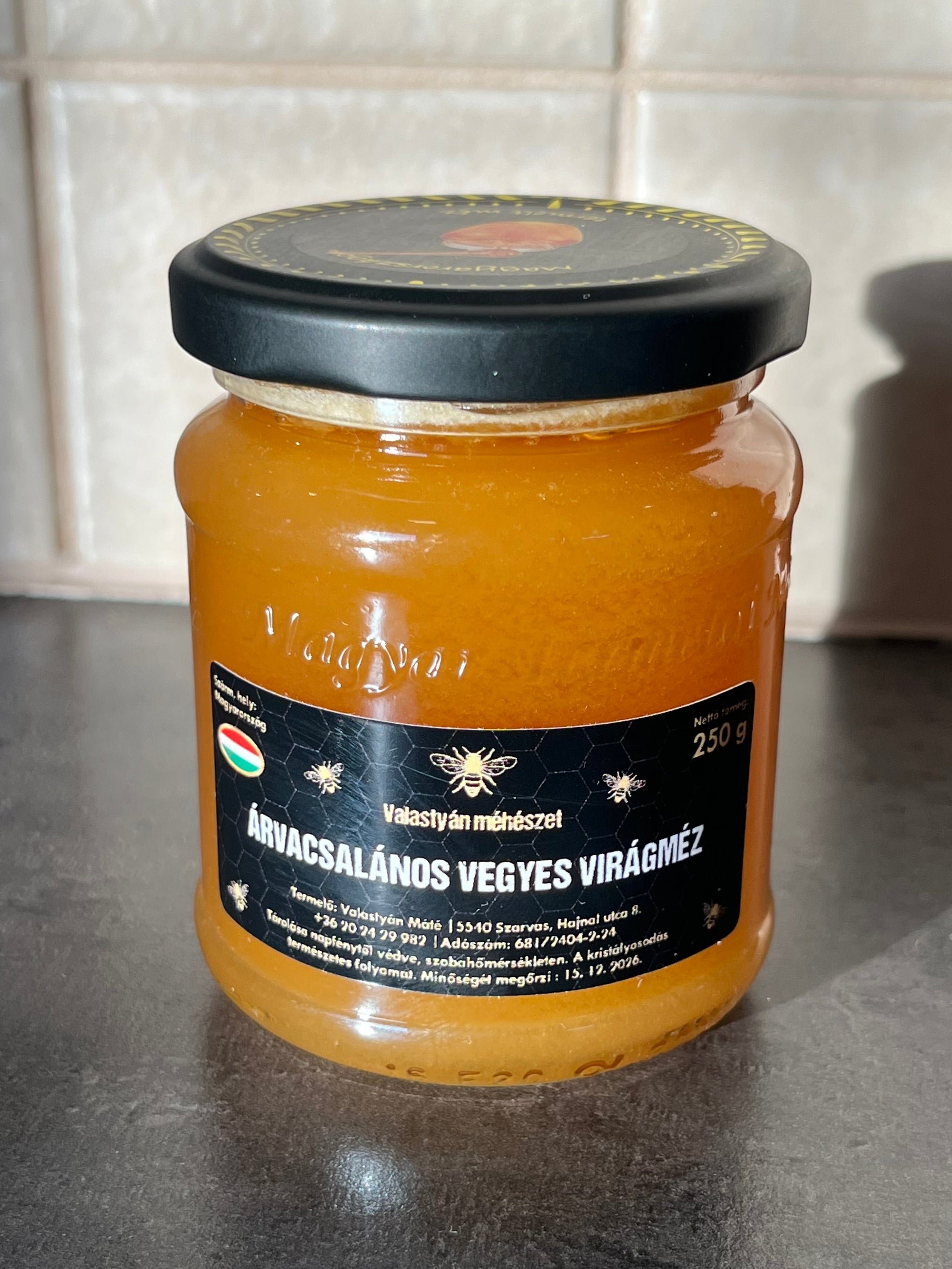 Árvacsalános virágméz