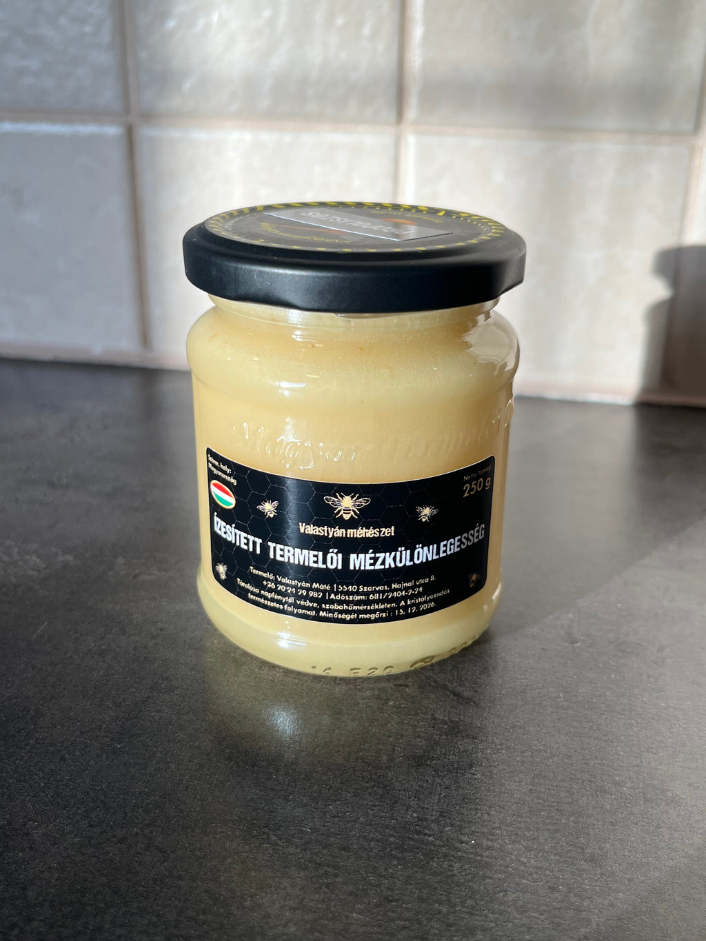 Propliszos krémesített repceméz