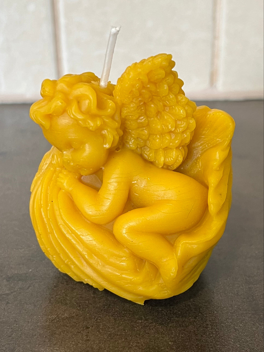 Viaszgyertya - Angyal (fekvő)