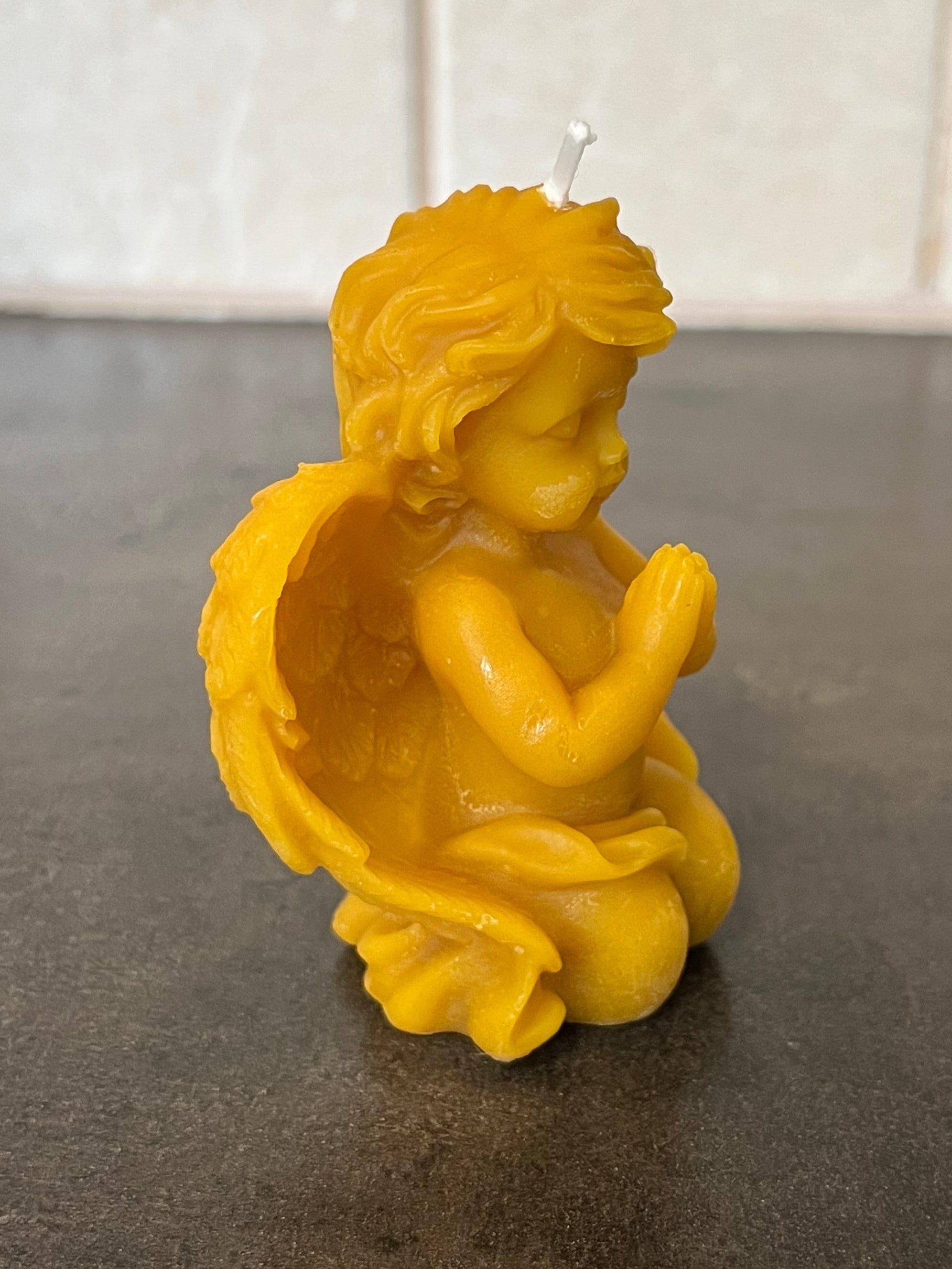 Viaszgyertya - Angyal (térdelő)