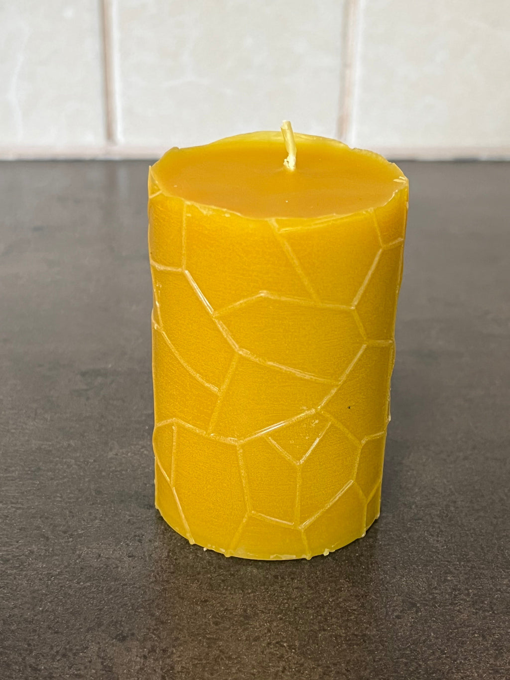 Viaszgyertya - Márvány mintával