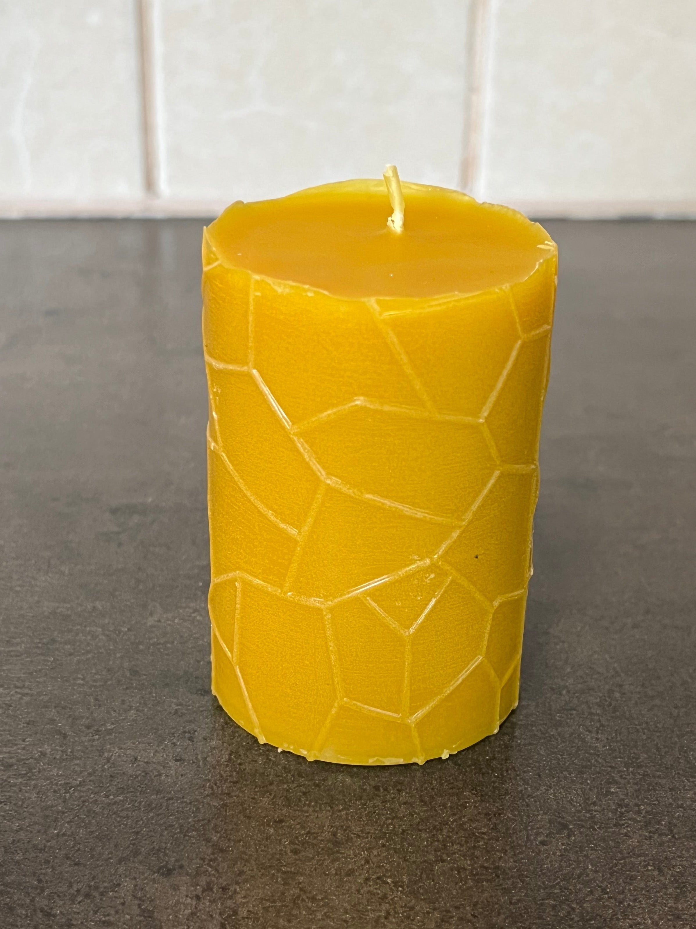 Viaszgyertya - Márvány mintával