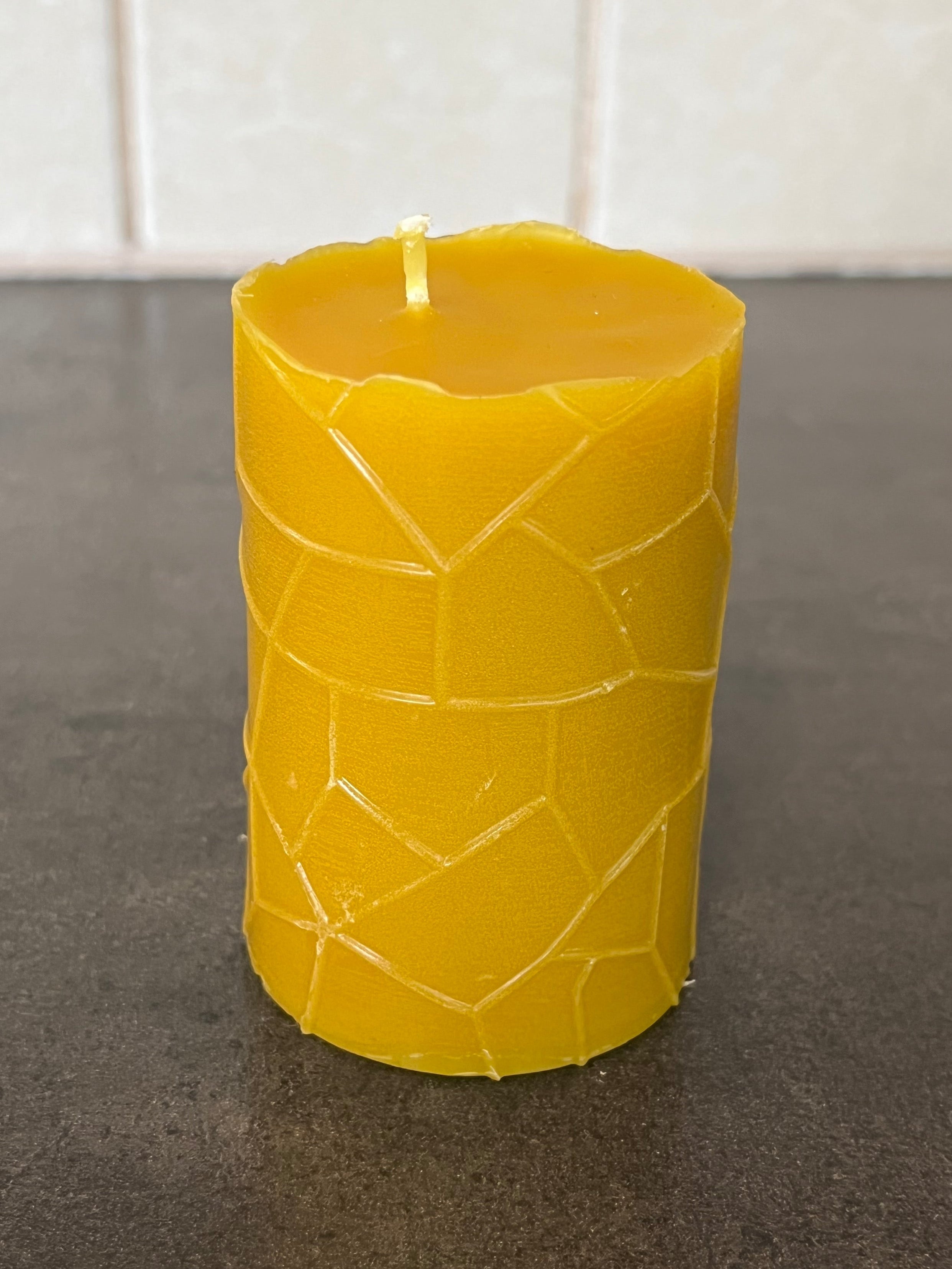 Viaszgyertya - Márvány mintával