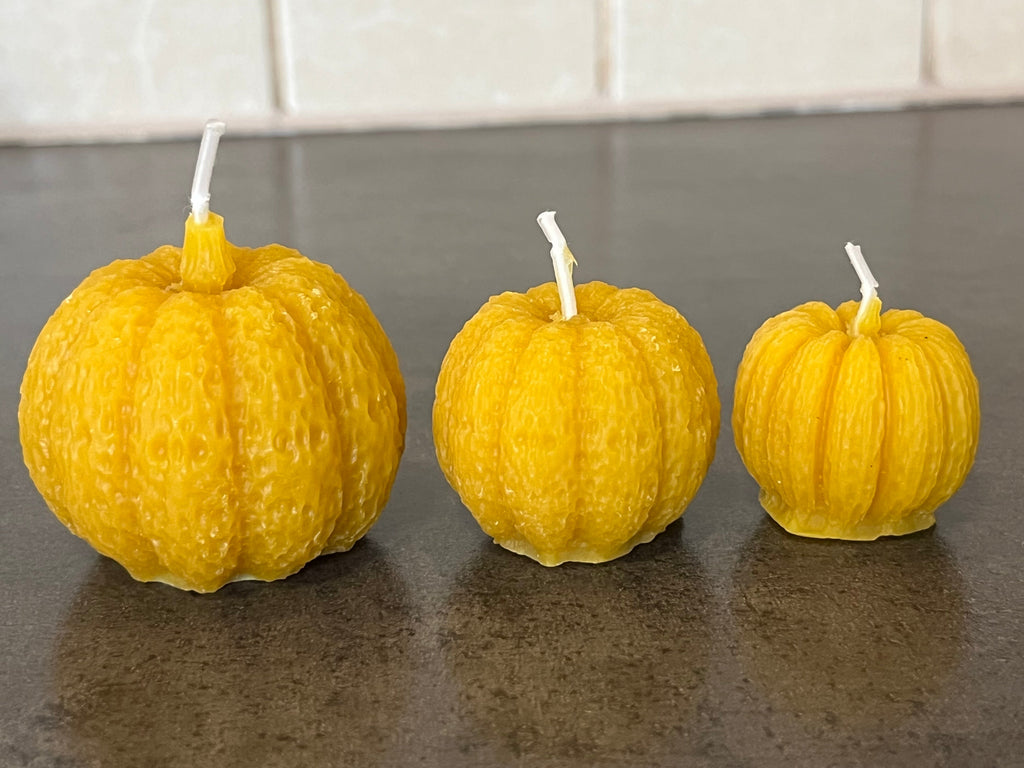 Viaszgyertya - Halloween tök (szett)