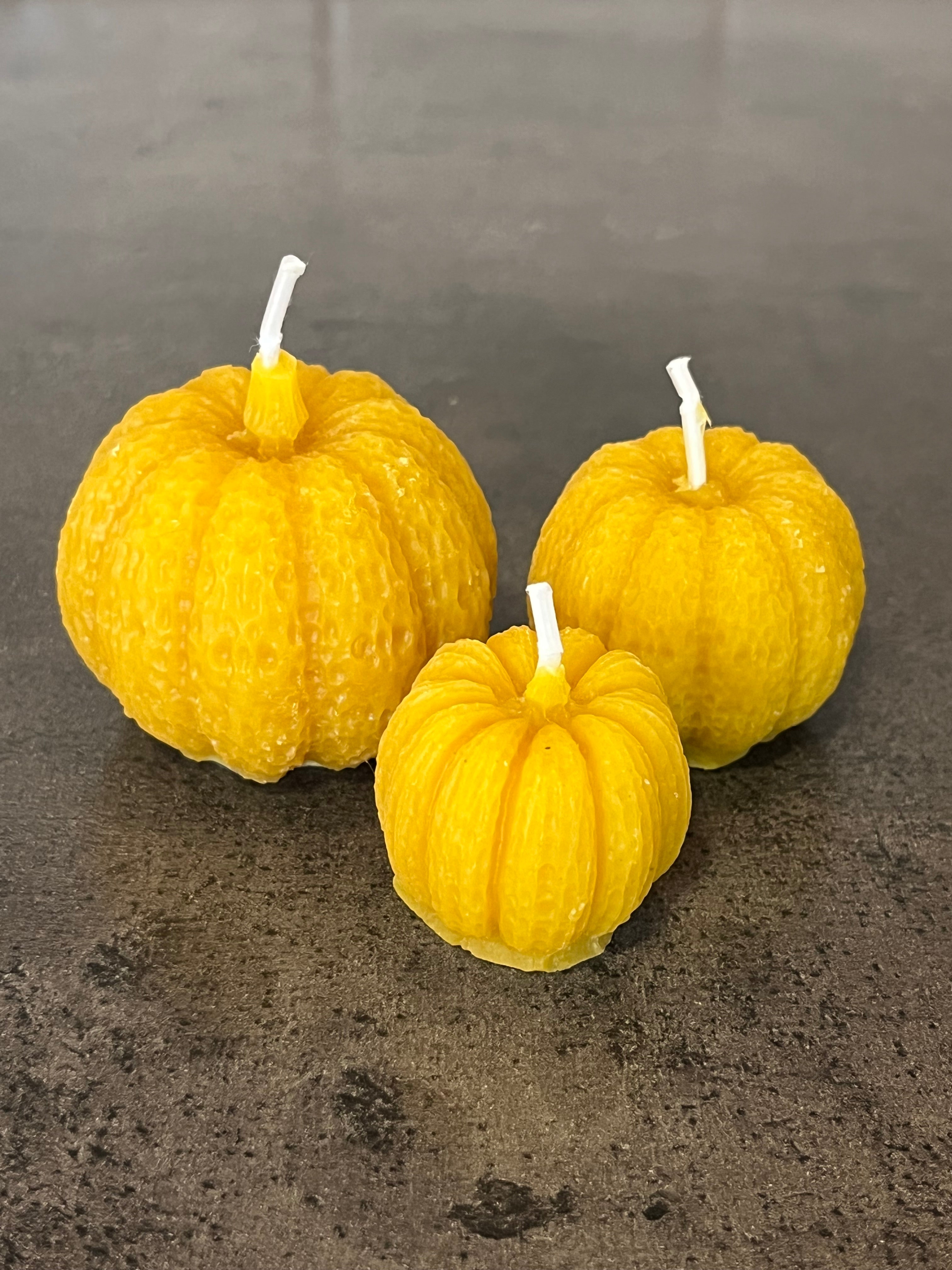 Viaszgyertya - Halloween tök (szett)